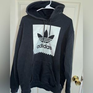 ADIDAS SKATEBOARDING  Black Sweatshirt Hoodie Men’s Size Medium